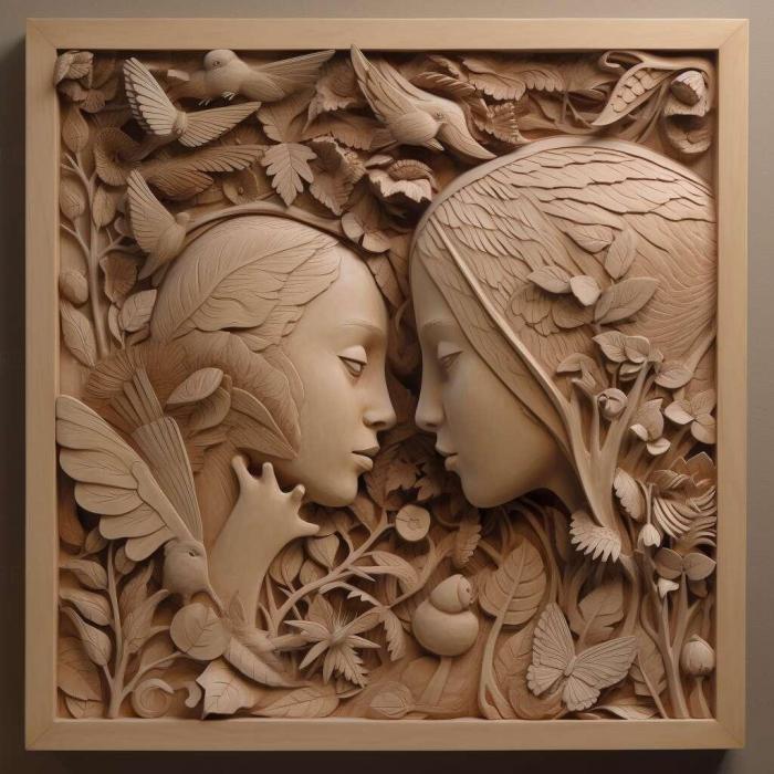 نموذج ثلاثي الأبعاد لآلة CNC 3D Art 